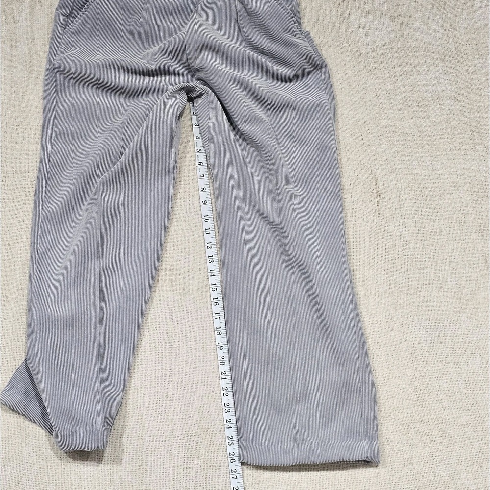 Adrian Delafield by Haband Pants Womens Size 14P Gray Corduroy Elastic Waist - Picture 4 of 6